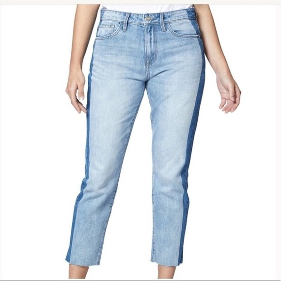 Sanctuary charli high‎ rise shadows stripe Jeans size 31 - Picture 1 of 5